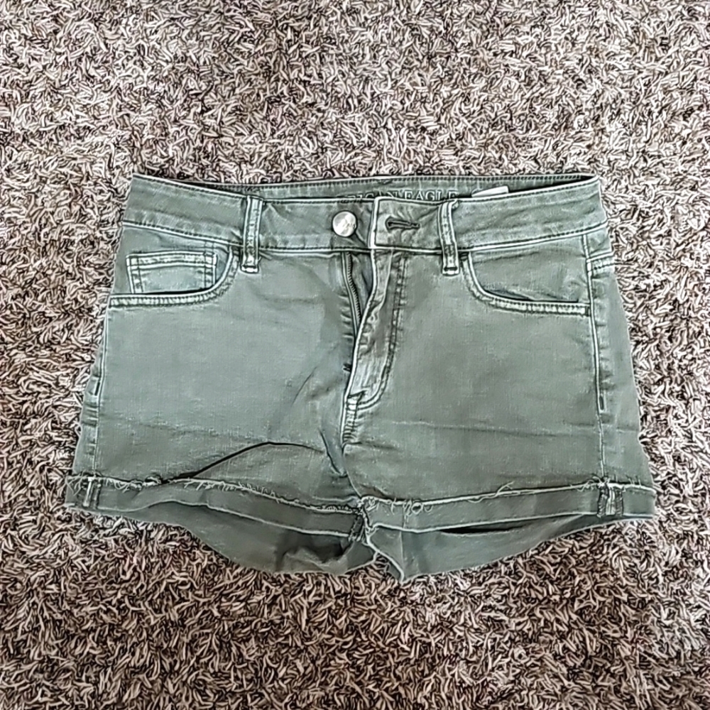 AE hi-rise shortie - olive